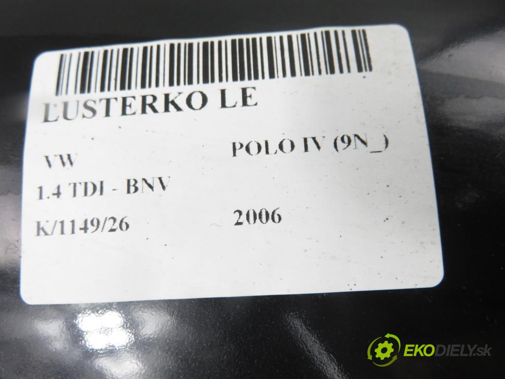 VW POLO (9N_) HB 2006 59,00 1.4 TDI - BNV 1422,00 Spätné zrkadlo LE