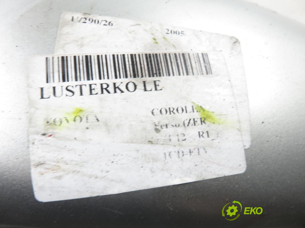 TOYOTA COROLLA Verso (ZER_, ZZE12_, R1_) MINIVAN 2005 85,00 2.0 D-4D (CUR10_) - 1CD-FTV 1995,00 zpětné zrcátko LE