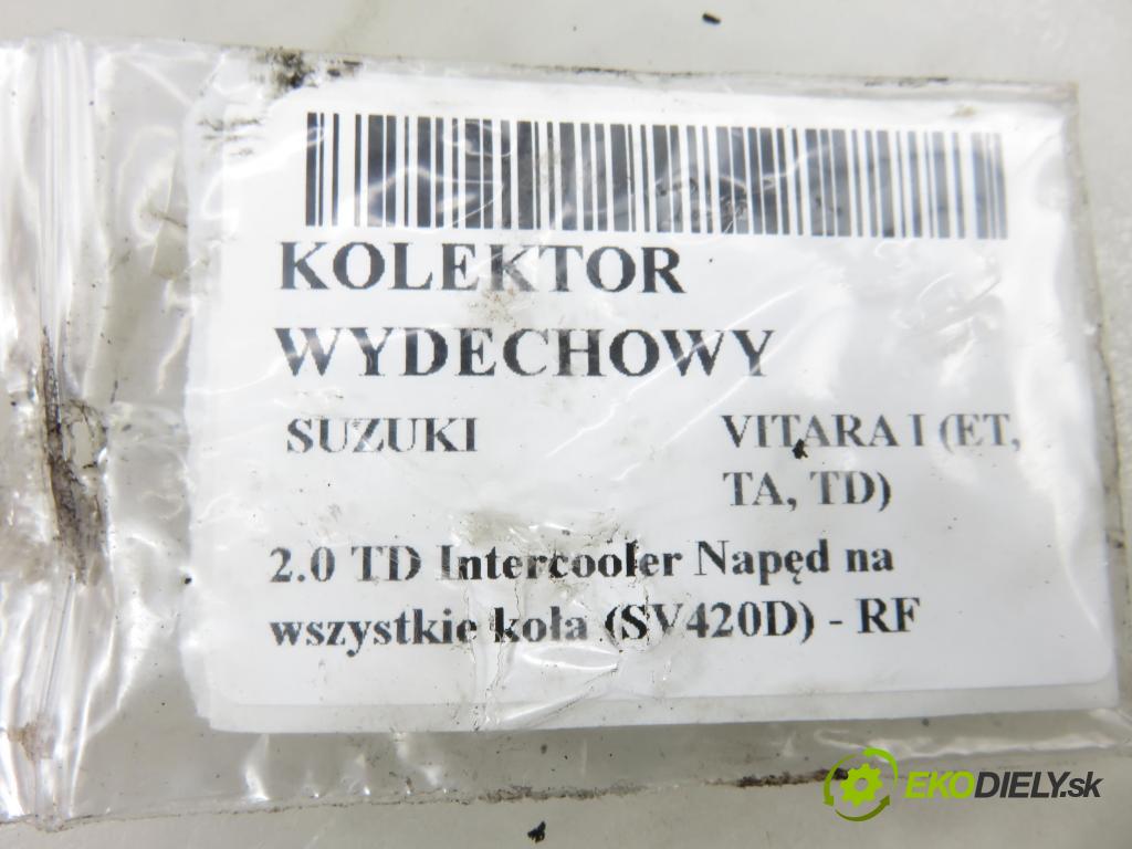 SUZUKI VITARA (ET, TA, TD) TERENOWY 1996 64,00 2.0 TD Intercooler Napęd na wszystkie koła (SV420D 1998,00 potrubí VYČERPAT:  (Výfukové potrubí)
