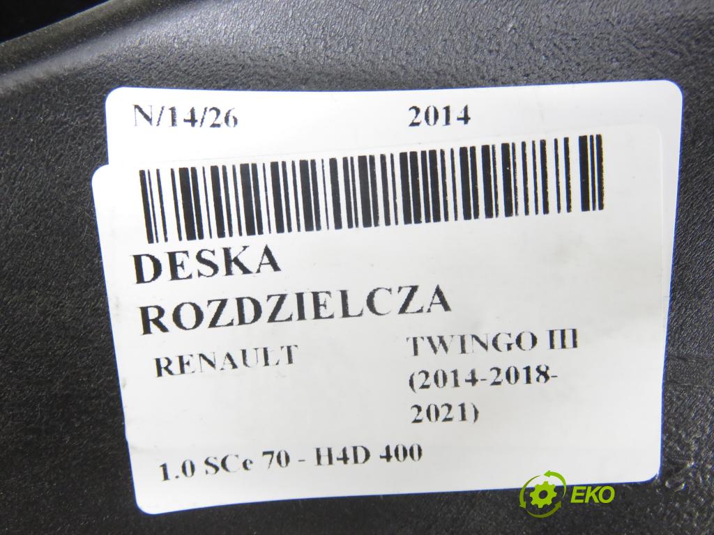 RENAULT TWINGO III (BCM_) HB 2014 52,00 1.0 SCe 70 - H4D 400 999,00 palubovka