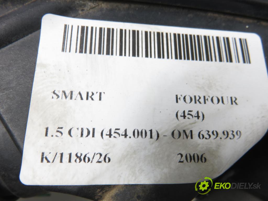SMART FORFOUR (454) HB 2006 70,00 1.5 CDI 95 1493,00 hmlové svetlo, hmlovka L A4548200158 ; 0305070001