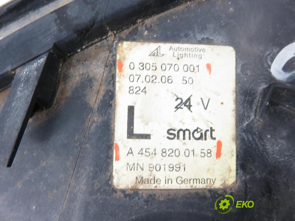 SMART FORFOUR (454) HB 2006 70,00 1.5 CDI 95 1493,00 hmlové svetlo, hmlovka L A4548200158 ; 0305070001