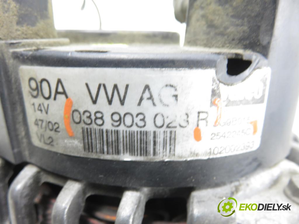 AUDI A3 (8L1) HB 2000 81,00 1.9 TDI - AHF 1896,00 Alternátor 038903023R ; 2542245C (Alternátor)