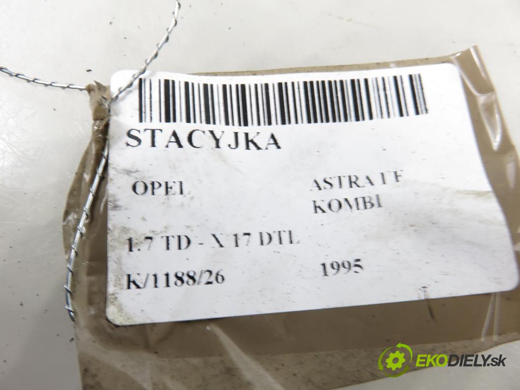 OPEL ASTRA F Kombi (T92) KOMBI 1995 50,00 1.7 TD - X 17 DTL 1700,00 spinačka 26034041 ; 26034040 (Spínacia skrinka)