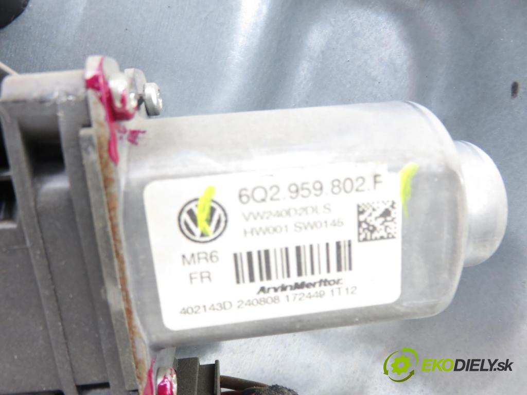 VW POLO (9N_) HB 2008 44,00 1.2 - BBM 1198,00 mechanismus oken 6Q2959802F ; 6Q4837755 ; 6Q4837755