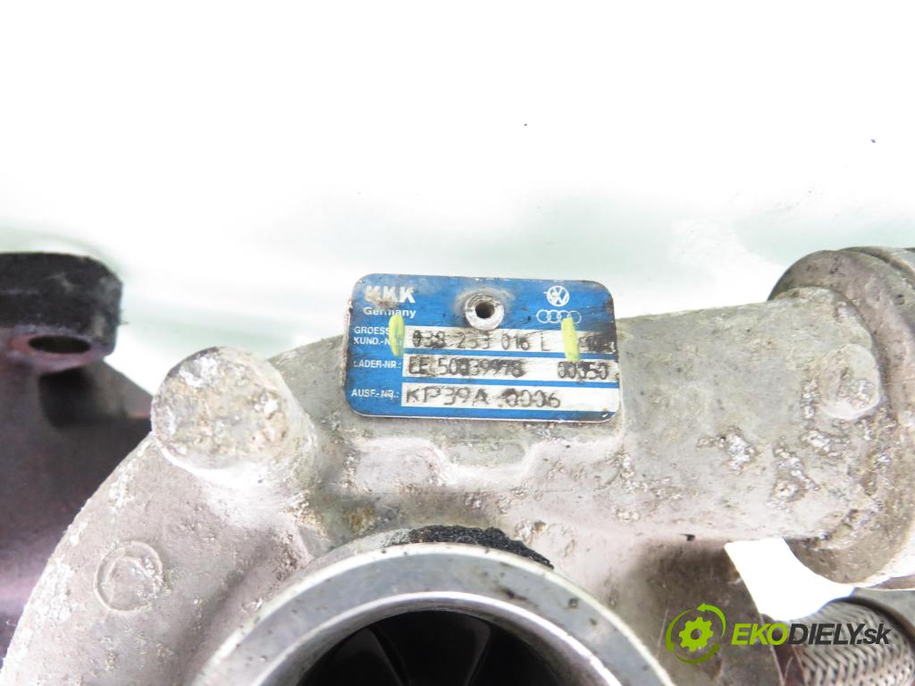 SKODA FABIA I (6Y2) HB 2002 74,00 1.9 TDI PD 100 - ATD 1896,00 Turbodúchadlo 038253016L (Turbodúchadlo (kompletné))