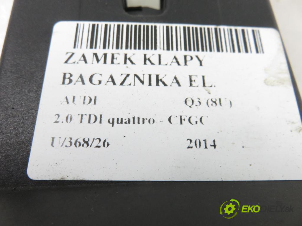 AUDI Q3 (8U) SUV 2014 130,00 2.0 TDI quattro - CFGC 1968,00 zámok dverí kufor EL. 8R0827505