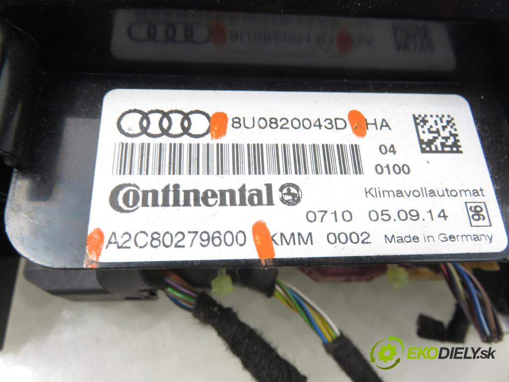 AUDI Q3 (8U) SUV 2014 130,00 2.0 TDI quattro - CFGC 1968,00 Panel kúrenia KLIMATRONIK 8U0820043D ; A2C80279600