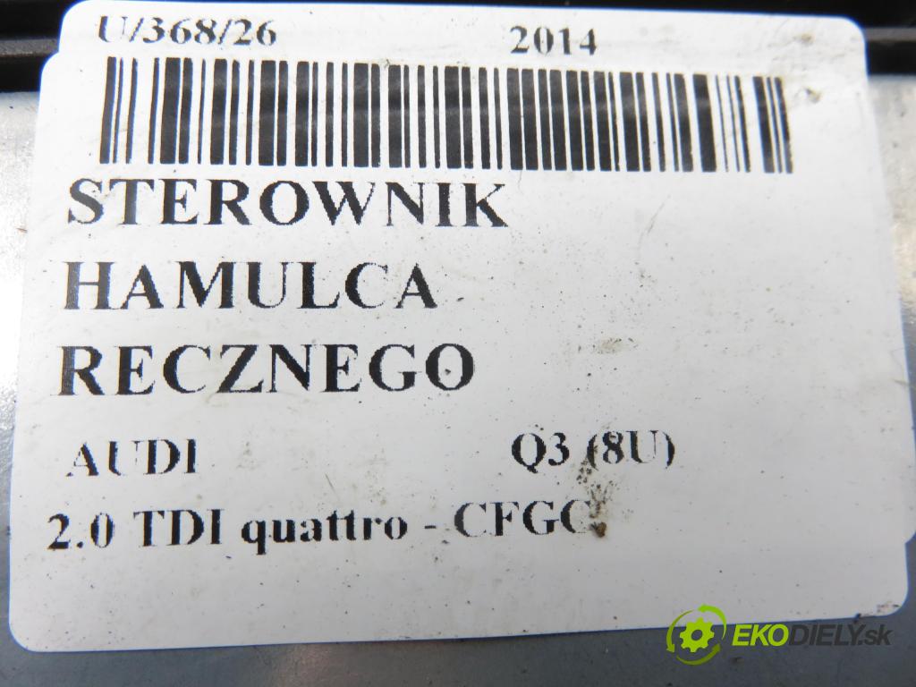 AUDI Q3 (8U) SUV 2014 130,00 2.0 TDI quattro - CFGC 1968,00 Riadiaca jednotka brzdy MANUÁLNY: 3AA907801J ; 19171201A
