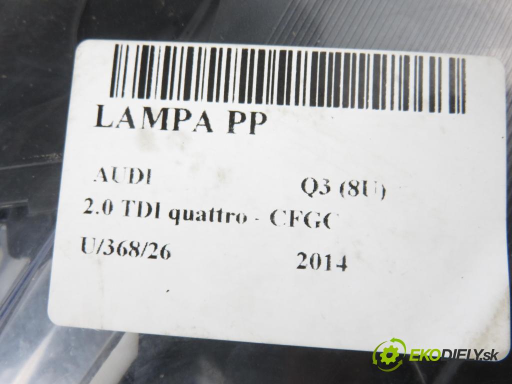 AUDI Q3 (8U) SUV 2014 130,00 2.0 TDI quattro - CFGC 1968,00 Svetlo PP 8U0941006
