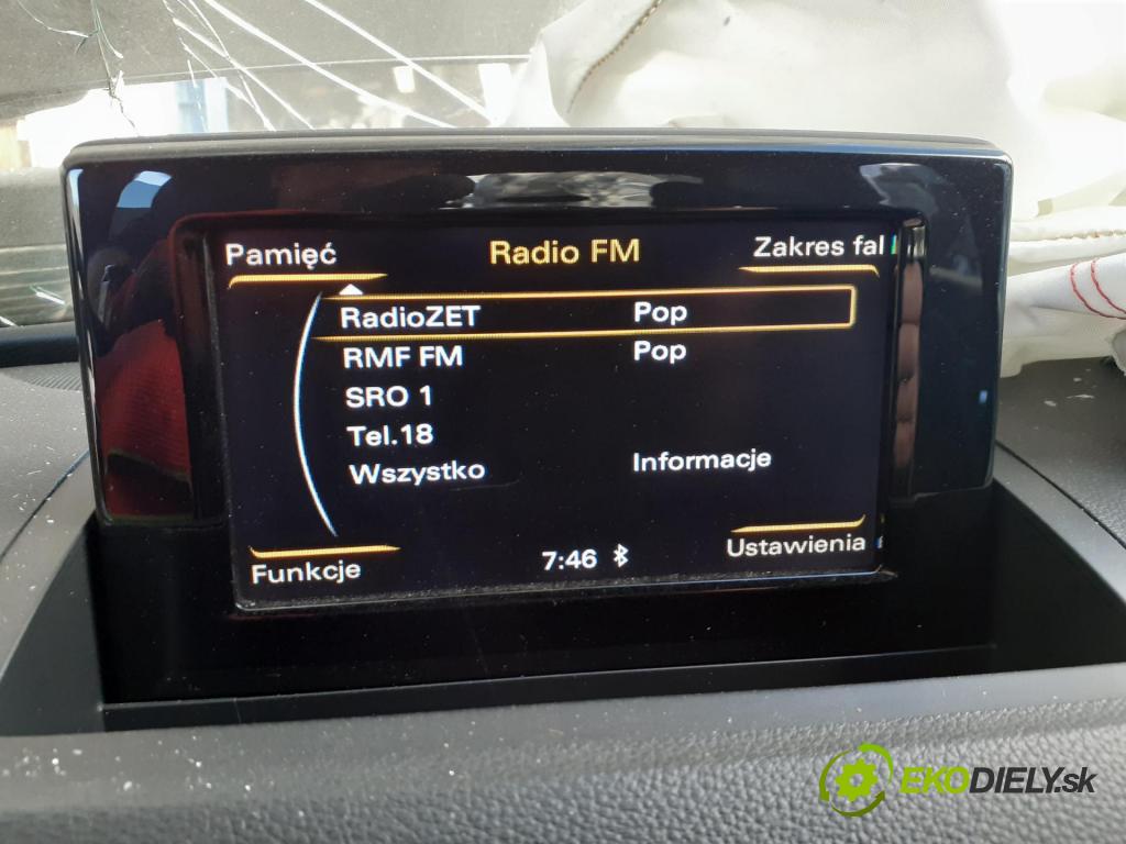 AUDI Q3 (8U) SUV 2014 130,00 2.0 TDI quattro - CFGC 1968,00 ZOBRAZIT: 8U0857273B