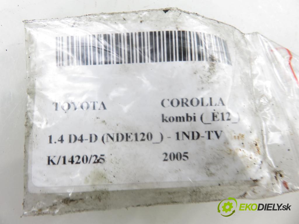 TOYOTA COROLLA kombi (_E12_) KOMBI 2005 0,00 1.4 D4-D (NDE120_) - 1ND-TV 1364,00 vstřikovač 0445110227 ; 2367033040 (Vstřikovač paliva)
