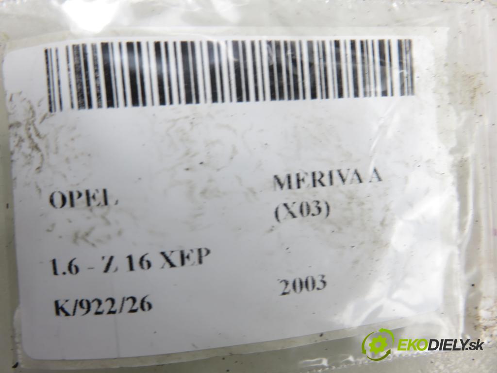 OPEL MERIVA A nadwozie wielkoprzestrzenne (MPV) (X03) HB 2003 77,00 1.6 16V 105 - Z 16 XEP 1598,00 Snímač oleja 24463474
