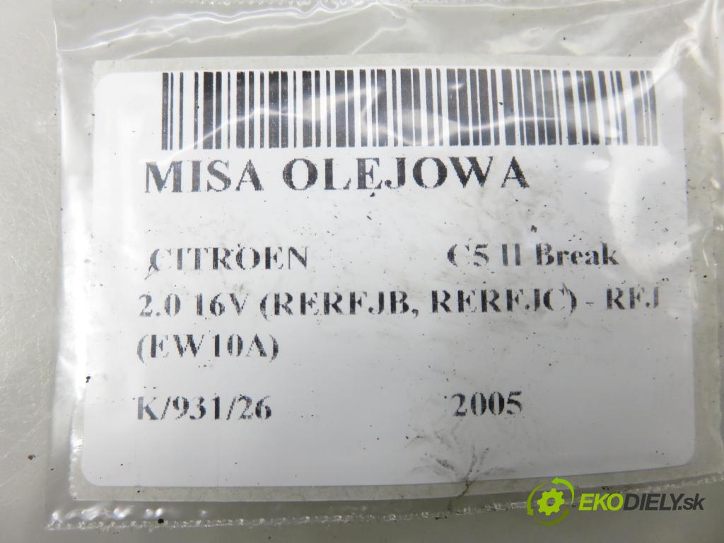 CITROEN C5 II Break (RE_) KOMBI 2005 103,00 2.0 16V (RERFJB, RERFJC) - RFJ (EW10A) 1997,00 vana olejová 9637093810 (Olejová vana)