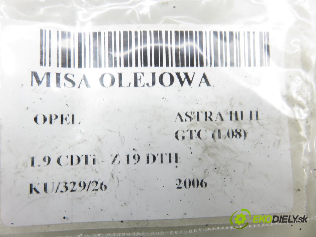OPEL ASTRA H GTC (L08) HB 2006 110,00 1.9 CDTi - Z 19 DTH 1910,00 Vaňa olejová 55565487 ; 955565487 (Olejová vaňa)