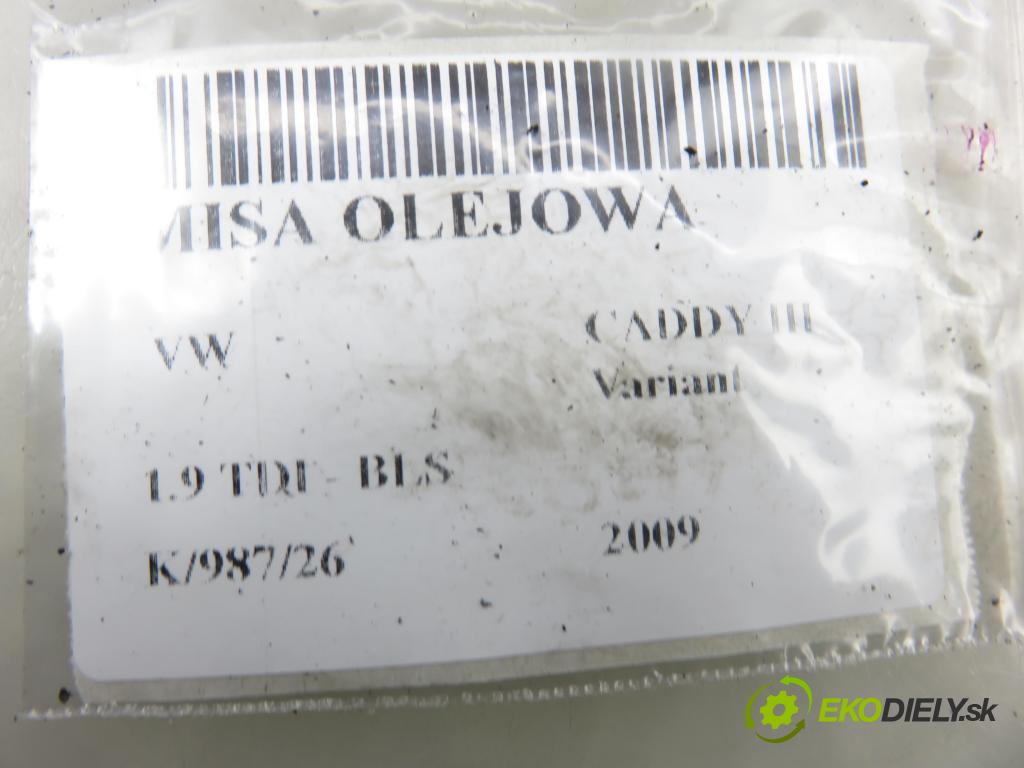 VW CADDY III Variant (2KB, 2KJ, 2CB, 2CJ) KOMBIVAN 2009 77,00 1.9 TDI PD 105 1896,00 vana olejová 03G103603AD ; 03G103603AF (Olejová vana)