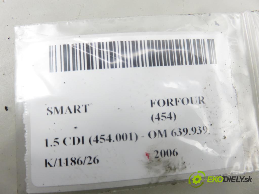 SMART FORFOUR (454) HB 2006 70,00 1.5 CDI (454.001) - OM 639.939 1493,00 startér 114183 (Startér)