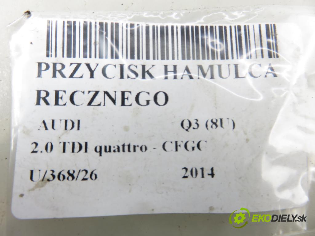 AUDI Q3 (8U) SUV 2014 130,00 2.0 TDI quattro - CFGC 1968,00 vypínač brzdy MANUÁL 8U0927225D