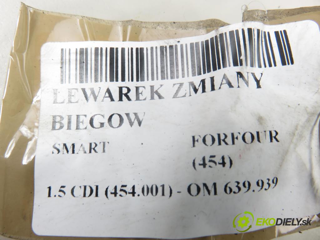 SMART FORFOUR (454) HB 2006 70,00 1.5 CDI (454.001) - OM 639.939 1493,00 ZVEDÁK: MN178047