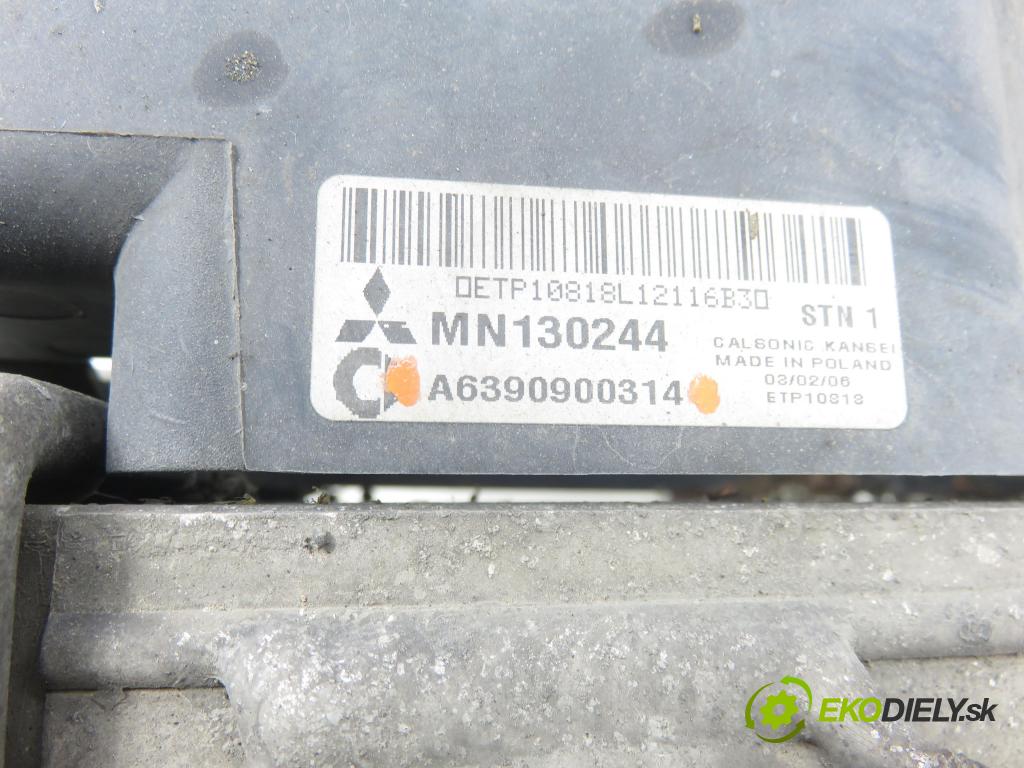 SMART FORFOUR (454) HB 2006 70,00 1.5 CDI 95 1493,00 chladič intercooler A6390900414 ; A6390900314