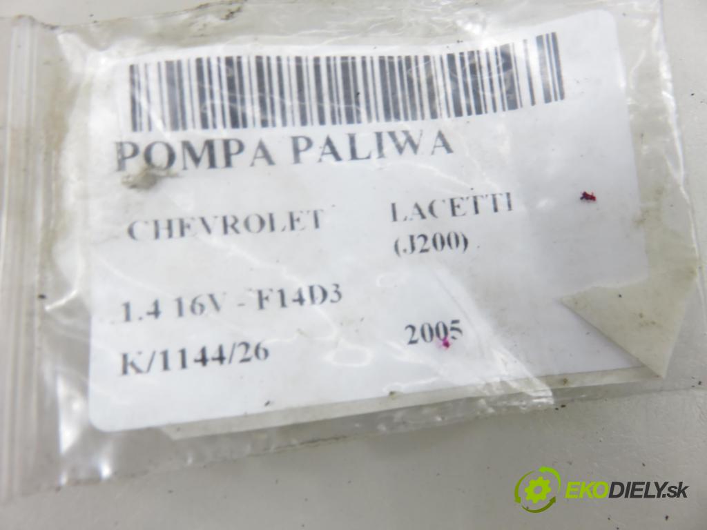 CHEVROLET LACETTI (J200) HB 2005 70,00 1.4 16V - F14D3 1399,00 Pumpa paliva 96447440