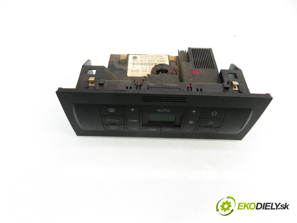 AUDI A3 (8L1) HB 2001 75,00 1.6 8V 102 - BFQ 1595,00 Panel kúrenia KLIMATRONIK 8L0820043H ; 5HB00818400