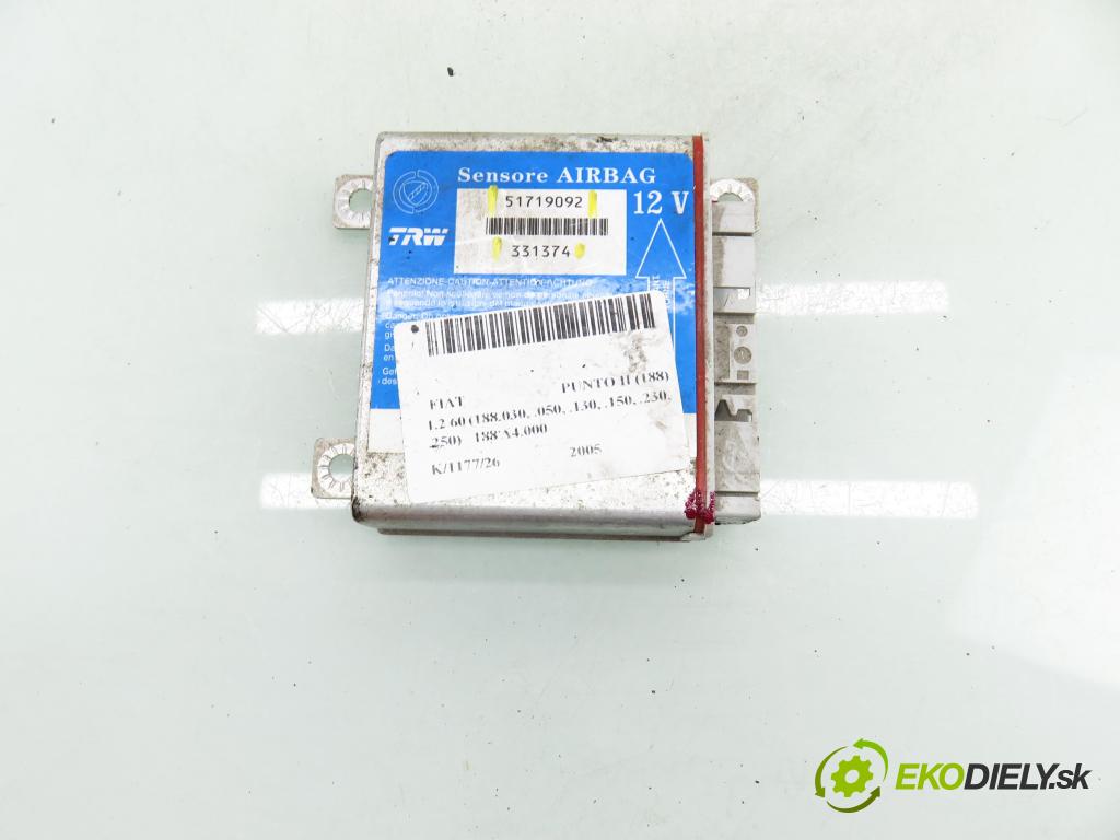 FIAT PUNTO (188_) HB 2005 44,00 1.2 60 (188.030, .050, .130, .150, .230, .250) - 1 1242,00 MODUL air BAG 51719092 ; 331374