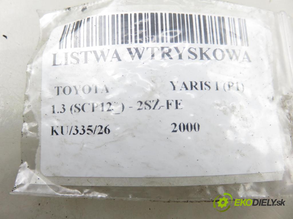 TOYOTA YARIS (_P1_) HB 2000 64,00 1.3 (SCP12_) - 2SZ-FE 1298,00 Lišta vstrekovacia 2325021020 (Vstrekovacia lišta)