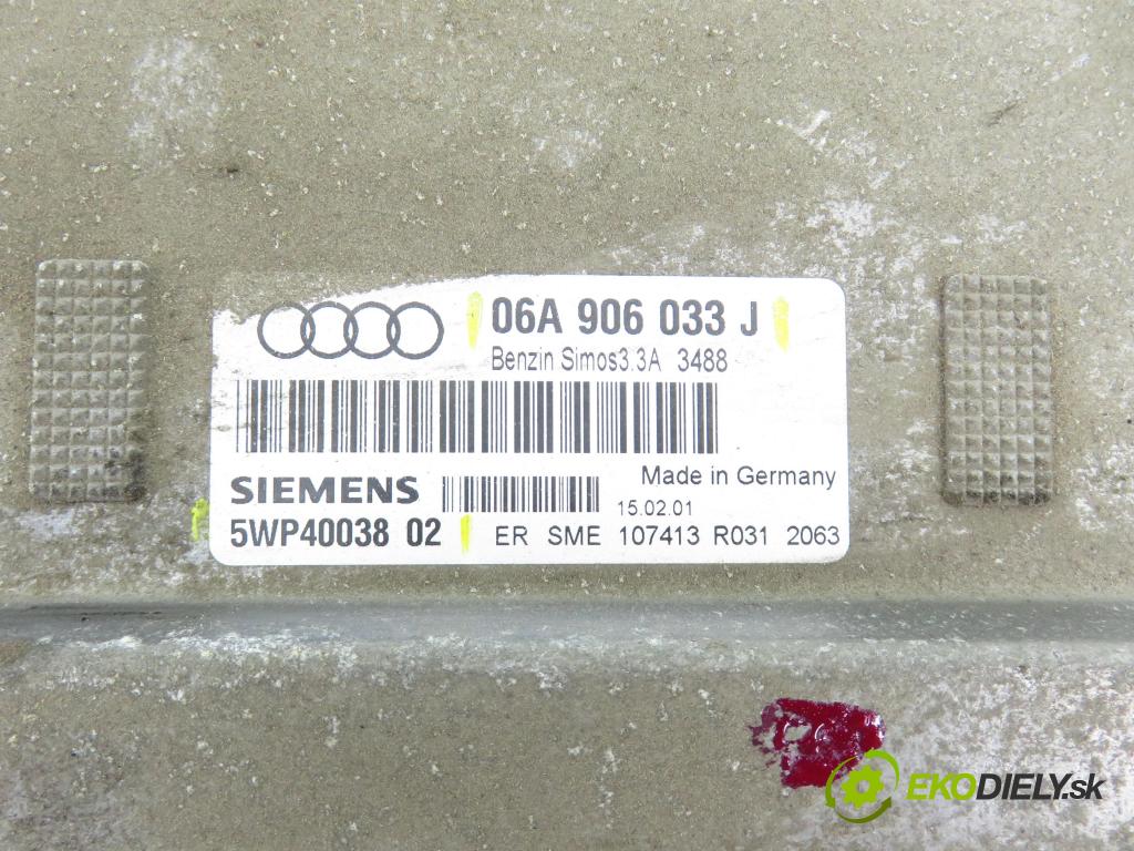 AUDI A3 (8L1) HB 2001 75,00 1.6 - BFQ 1595,00 řídící jednotka motora 5WP40038 ; 06A906033J