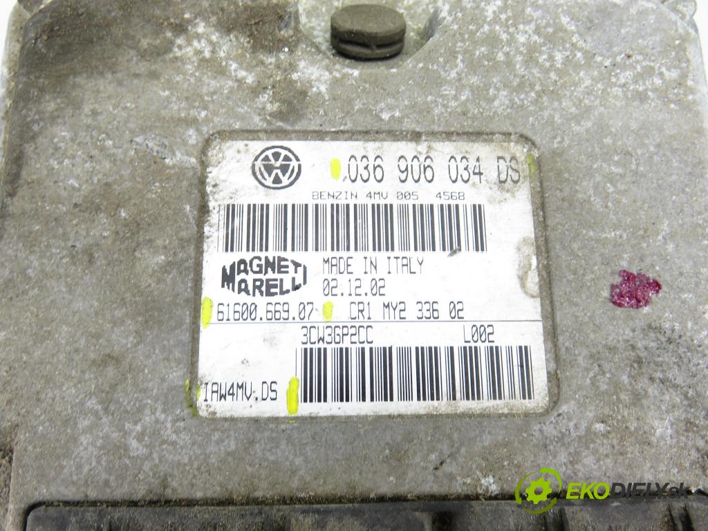 SEAT LEON (1M1) HB 2003 77,00 1.6 16 V - BCB 1598,00 Riadiaca jednotka Motor 036906034DS ; 6160066907 ; IAW4MVDS