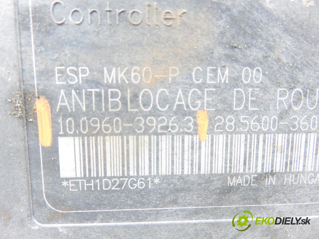 CITROEN DS3 (SA_) HB 2011 68,00 1.6 HDi 90 - 9HP (DV6DTED) 1560,00 Pumpa ABS 10096039263 (Pumpa ABS)