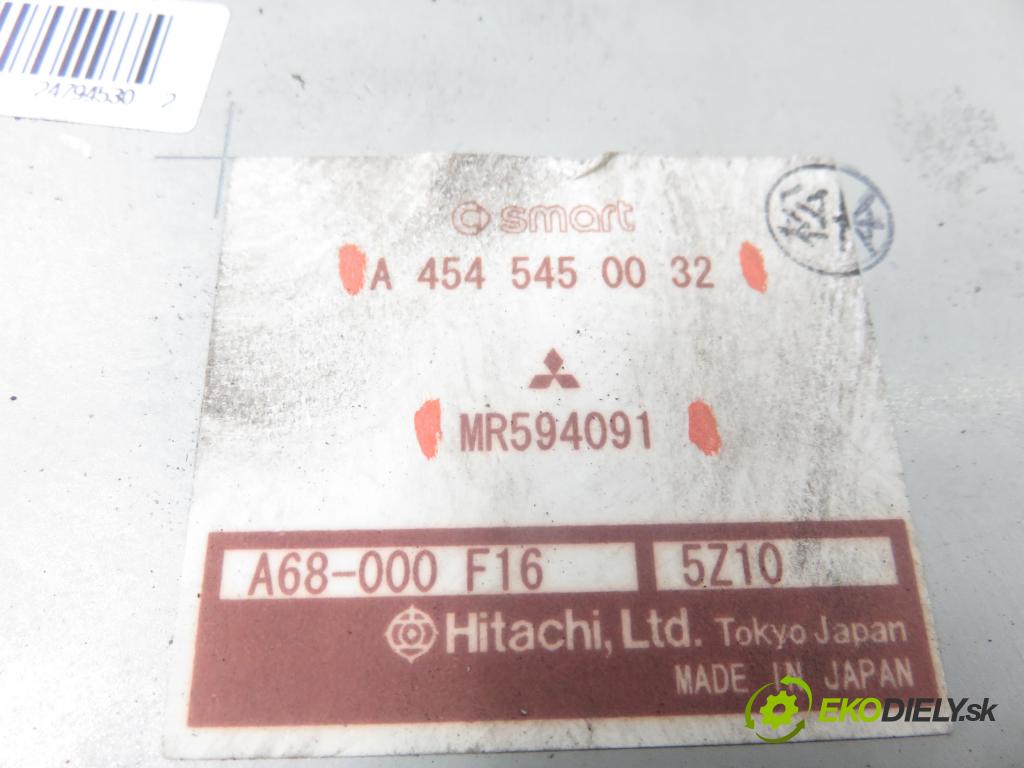 SMART FORFOUR (454) HB 2006 70,00 1.5 CDI 95 1493,00 Riadiaca jednotka servočerpadlo A4545450032 ; MR594091 (Riadiaca jednotka)