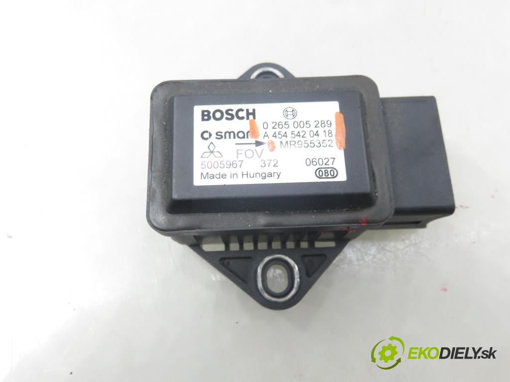 SMART FORFOUR (454) HB 2006 70,00 1.5 CDI (454.001) - OM 639.939 1493,00 snímač ESP 0265005289 ; A4545420418 ; MR955352