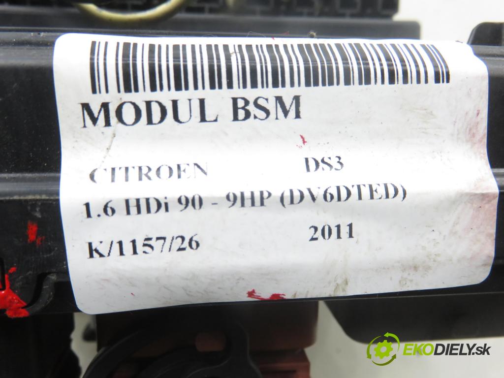 CITROEN DS3 (SA_) HB 2011 68,00 1.6 e-HDi 8V 92 - 9HP 1560,00 MODUL BSM 9667199680