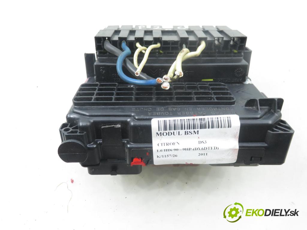 CITROEN DS3 (SA_) HB 2011 68,00 1.6 e-HDi 8V 92 - 9HP 1560,00 MODUL BSM 9667199680