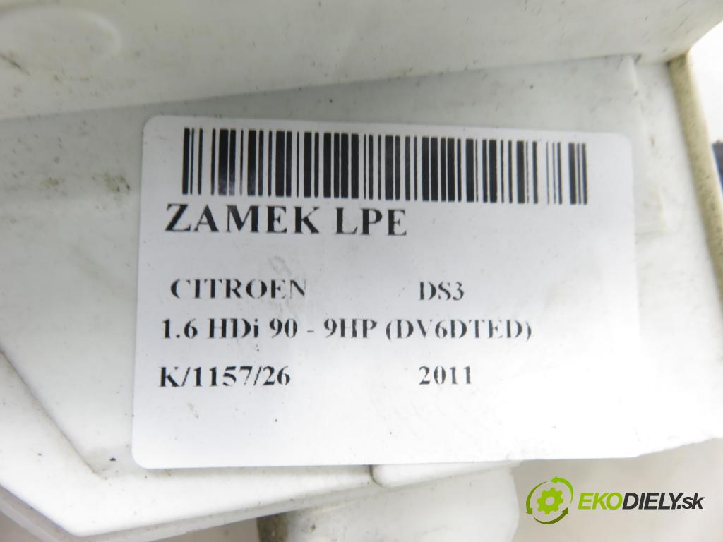 CITROEN DS3 (SA_) HB 2011 68,00 1.6 e-HDi 8V 92 - 9HP 1560,00 zámok PSA732310 ; 732310