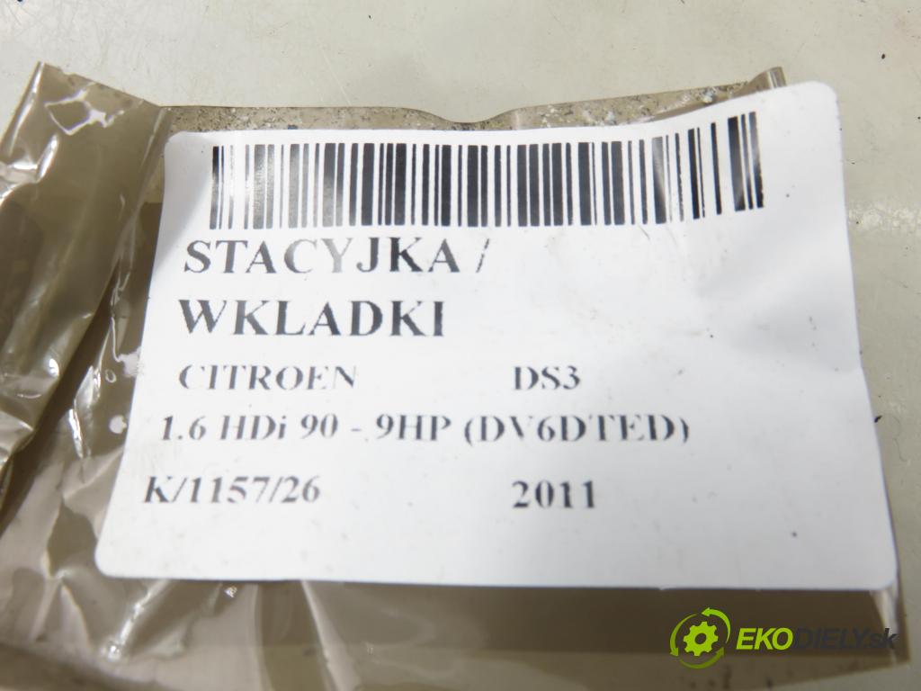 CITROEN DS3 (SA_) HB 2011 68,00 1.6 e-HDi 8V 92 - 9HP  1560,00 spinačka N0502455 ; 9663123380 (Spínacia skrinka)