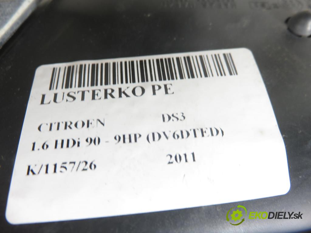 CITROEN DS3 (SA_) HB 2011 68,00 1.6 e-HDi 8V 92 - 9HP 1560,00 Spätné zrkadlo