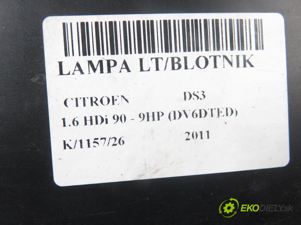 CITROEN DS3 (SA_) HB 2011 68,00 1.6 e-HDi 8V 92 - 9HP  1560,00 Svetlo ľavé zadné 9676973880 ; VP9PPX13405AX