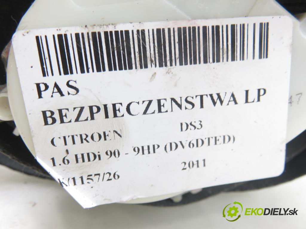 CITROEN DS3 (SA_) HB 2011 68,00 1.6 HDi 90 - 9HP (DV6DTED) 1560,00 Držiak bezpečnostný LP 96771574XX