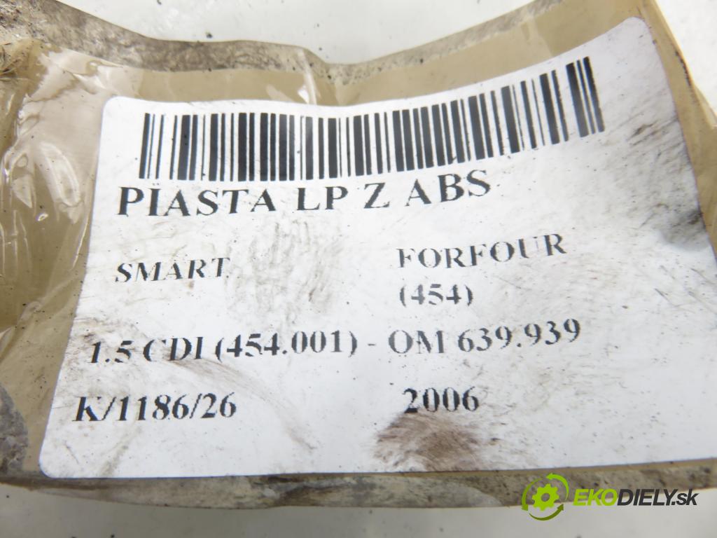 SMART FORFOUR (454) HB 2006 70,00 1.5 CDI (454.001) - OM 639.939 1493,00 náboj LP ABS