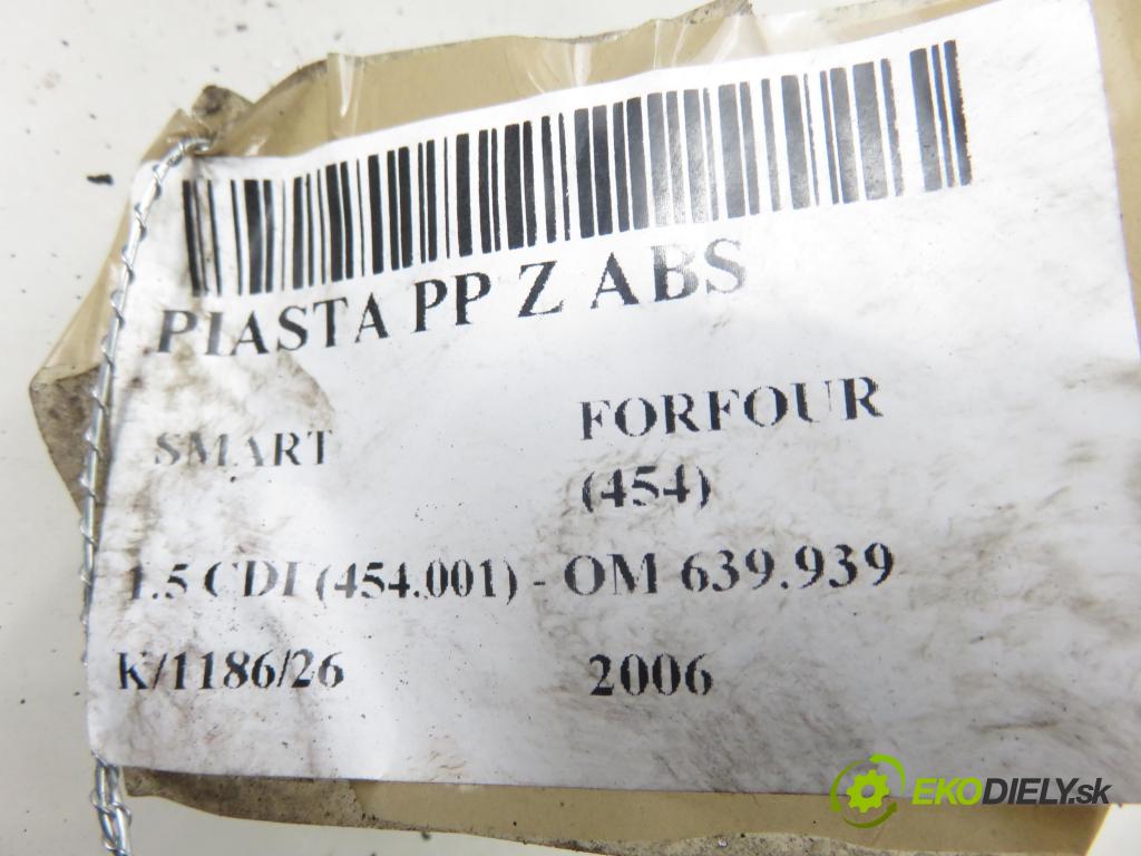 SMART FORFOUR (454) HB 2006 70,00 1.5 CDI (454.001) - OM 639.939 1493,00 náboj PP ABS