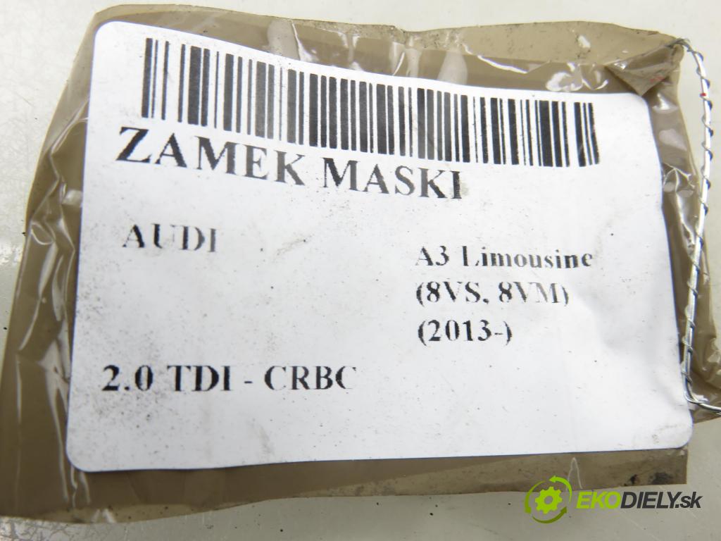 AUDI A3 Limousine (8VS, 8VM) SEDAN 2013 110,00 2.0 TDI - CRBC 1968,00 zámok kapoty 8V0823509
