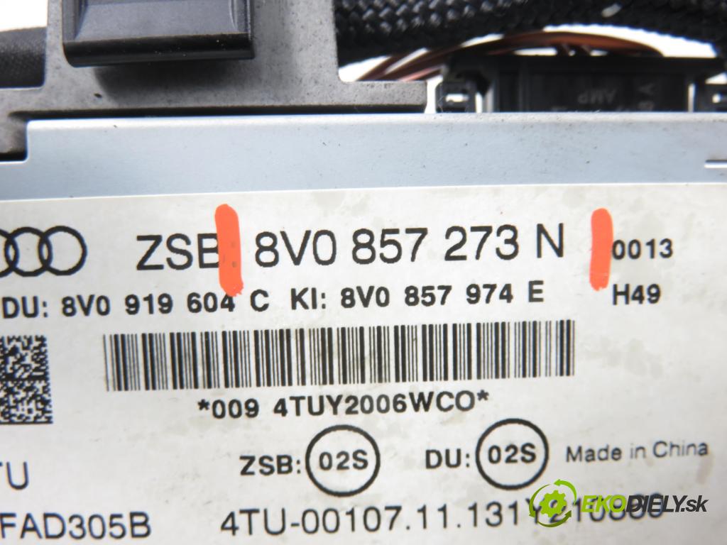AUDI A3 Limousine (8VS, 8VM) SEDAN 2013 110,00 2.0 TDI - CRBC 1968,00 ZOBRAZIT: 8V0857273N