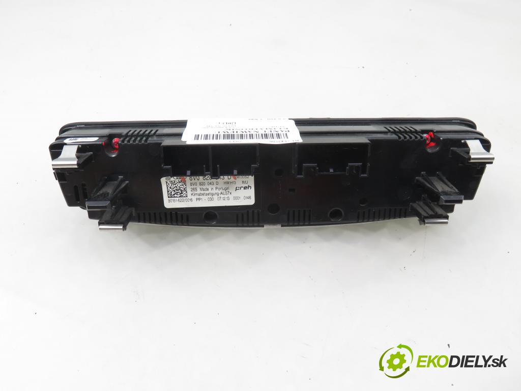AUDI A3 Limousine (8VS, 8VM) SEDAN 2013 110,00 2.0 TDI - CRBC 1968,00 Panel topení KLIMATRONIK 8V0820043D