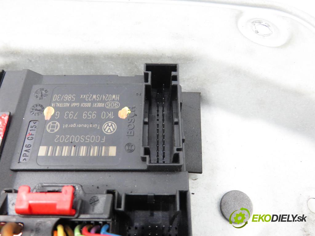 VW TOURAN (1T1, 1T2) MINIVAN 2005 77,00 1.9 TDI - BLS 1896,00 mechanismus oken 1T1837729AG ; 1K0959793G