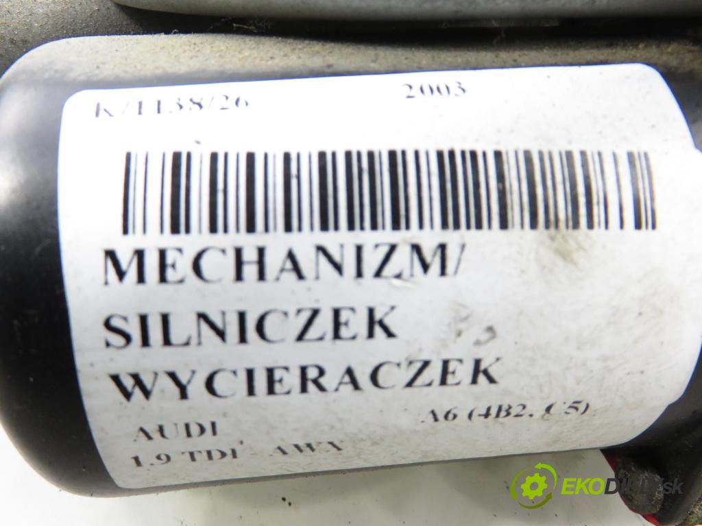 AUDI A6 (4B2, C5) SEDAN 2003 96,00 1.9 TDI - AWX 1896,00 MECHANISMUS/ motorek stěračů 8D1955113C ; 404587 ; 4B1955603B