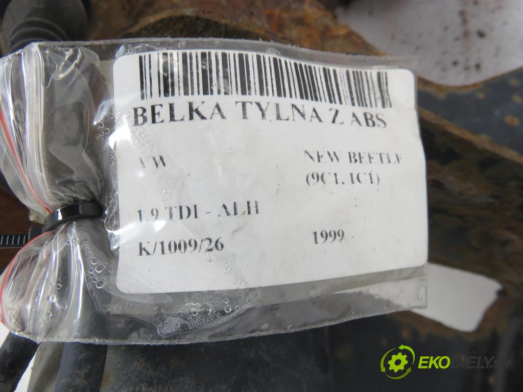 VW NEW BEETLE (9C1, 1C1) HB 1999 66,00 1.9 TDI 90 - ALH 1896,00 Výstuha zadná ABS 1J0500041AG