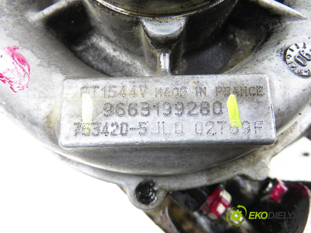 PEUGEOT 307 (3A/C) HB 2007 80,00 1.6 HDi 110 - 9HZ (DV6TED4) 1560,00 RYCHLONABÍJEČKA: 9663199280 ; V7757564580 (Kompletní turbodmychadlo)
