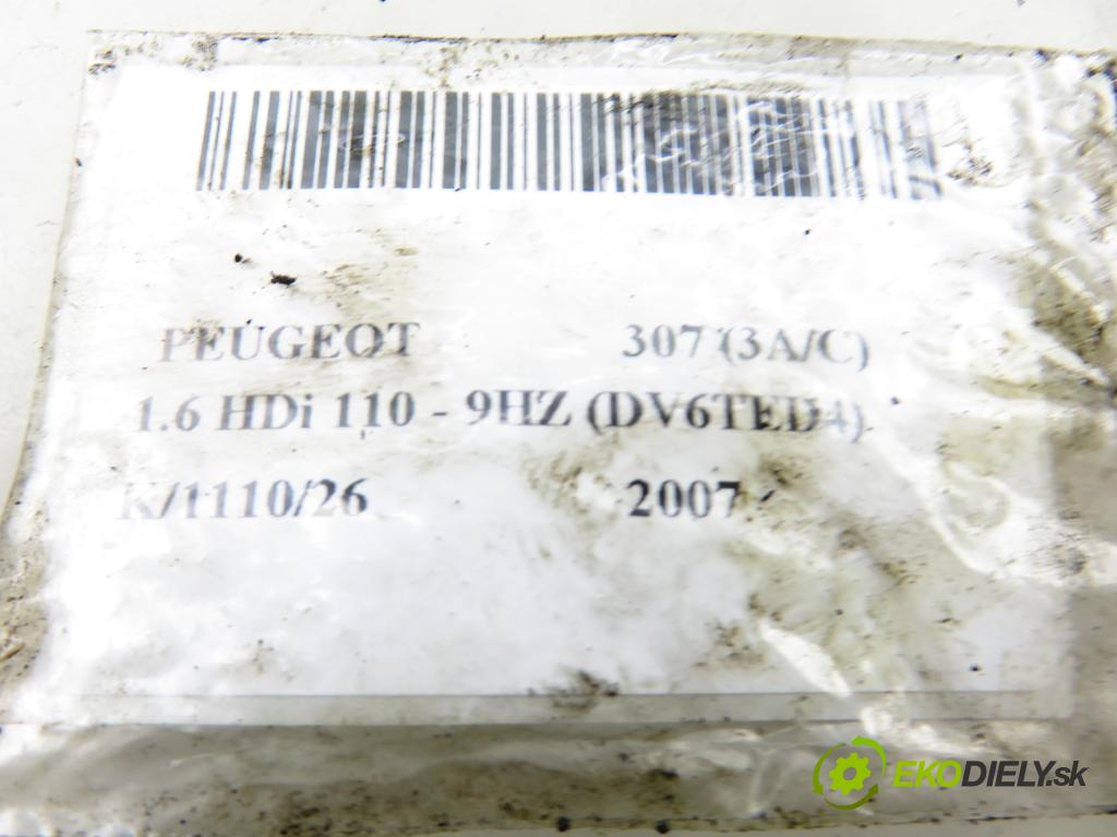 PEUGEOT 307 (3A/C) HB 2007 80,00 1.6 HDi 110 1560,00 vstřikovač 0445110297 (Vstřikovač paliva)